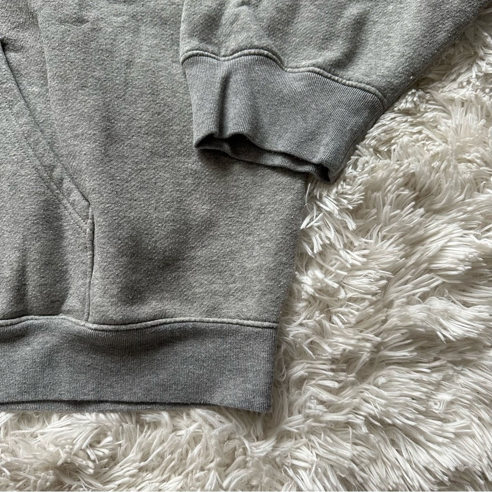 Jcrew Heritage Fleece Zip Up Hoodie Gray Size 3X - Picture 8 of 12